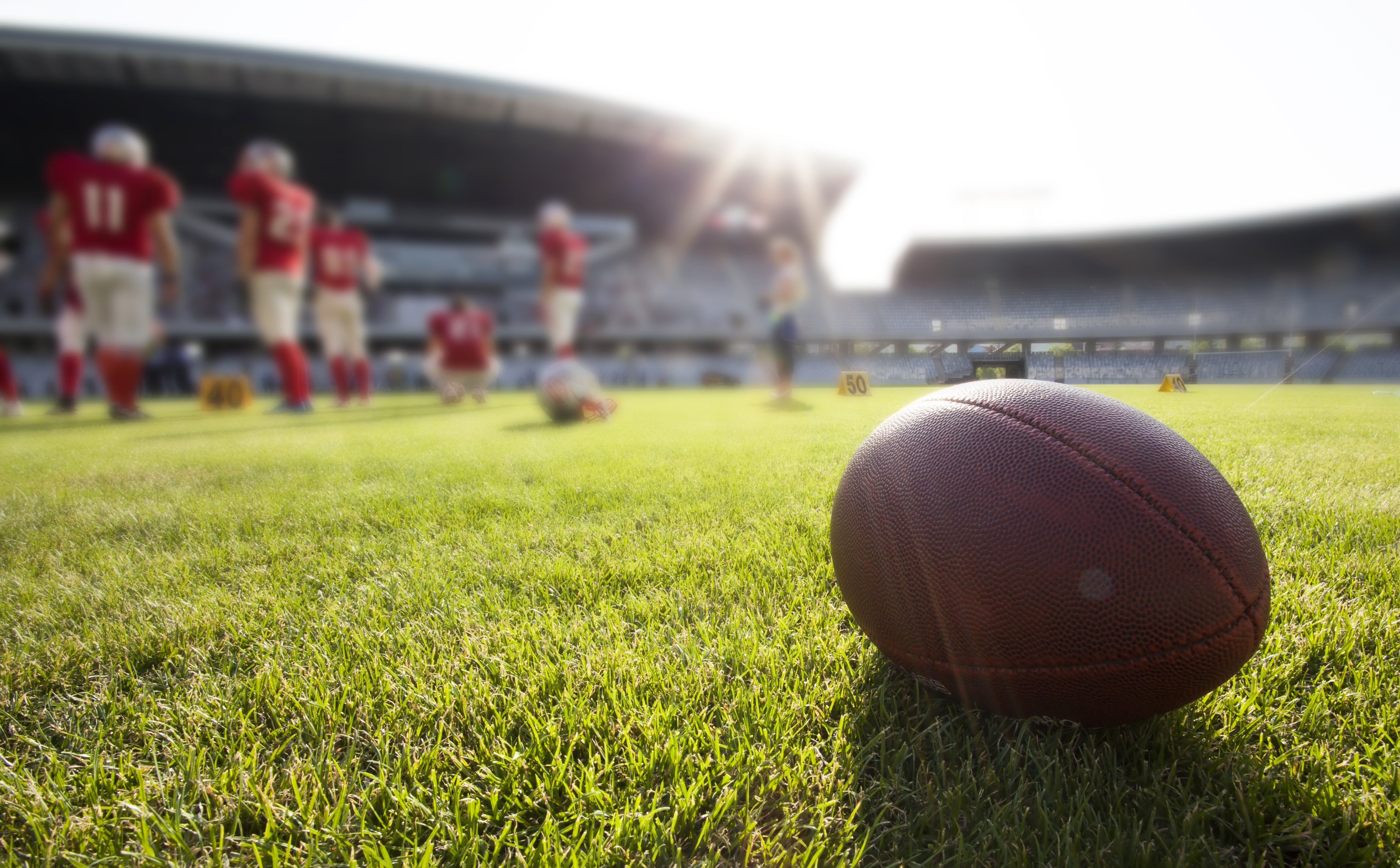 American football field
