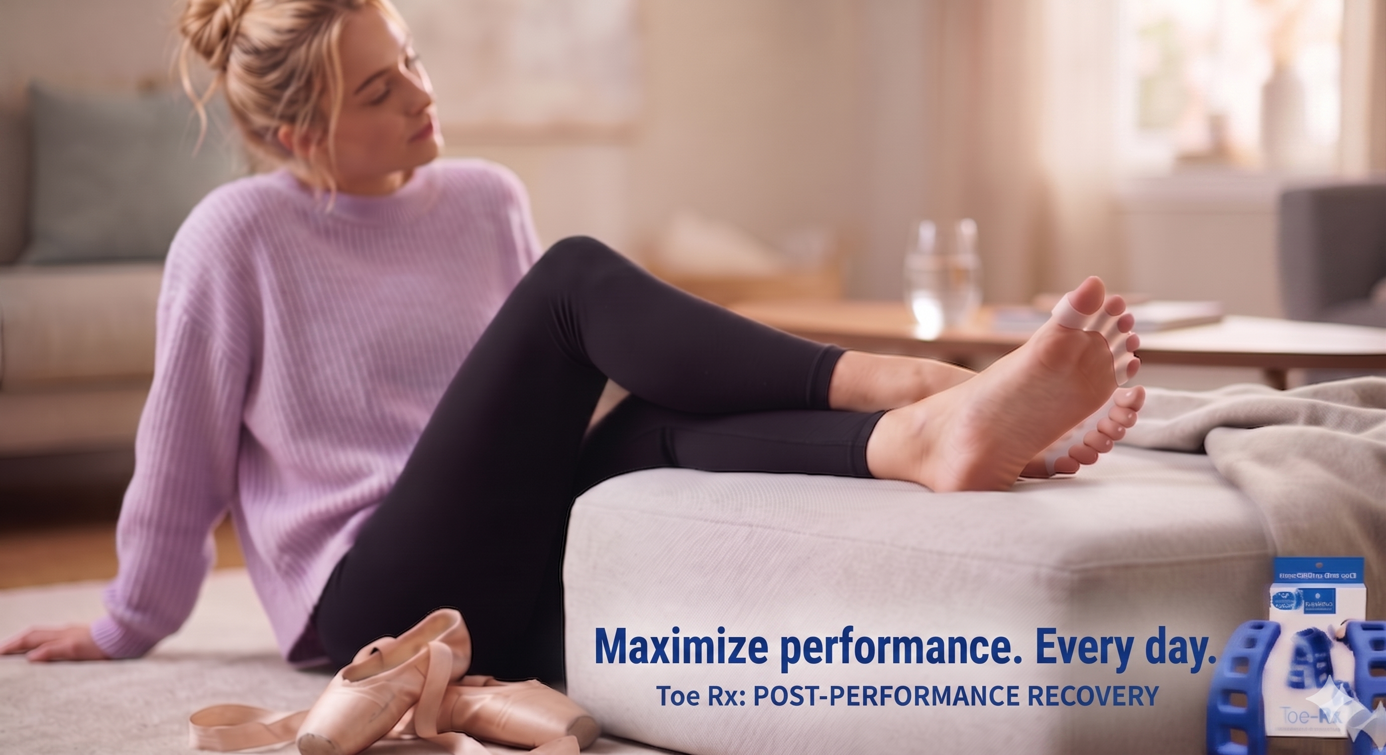 Post-Rehearsal Foot Recovery Every Ballerina Needs: TOE RX for Faster Healing