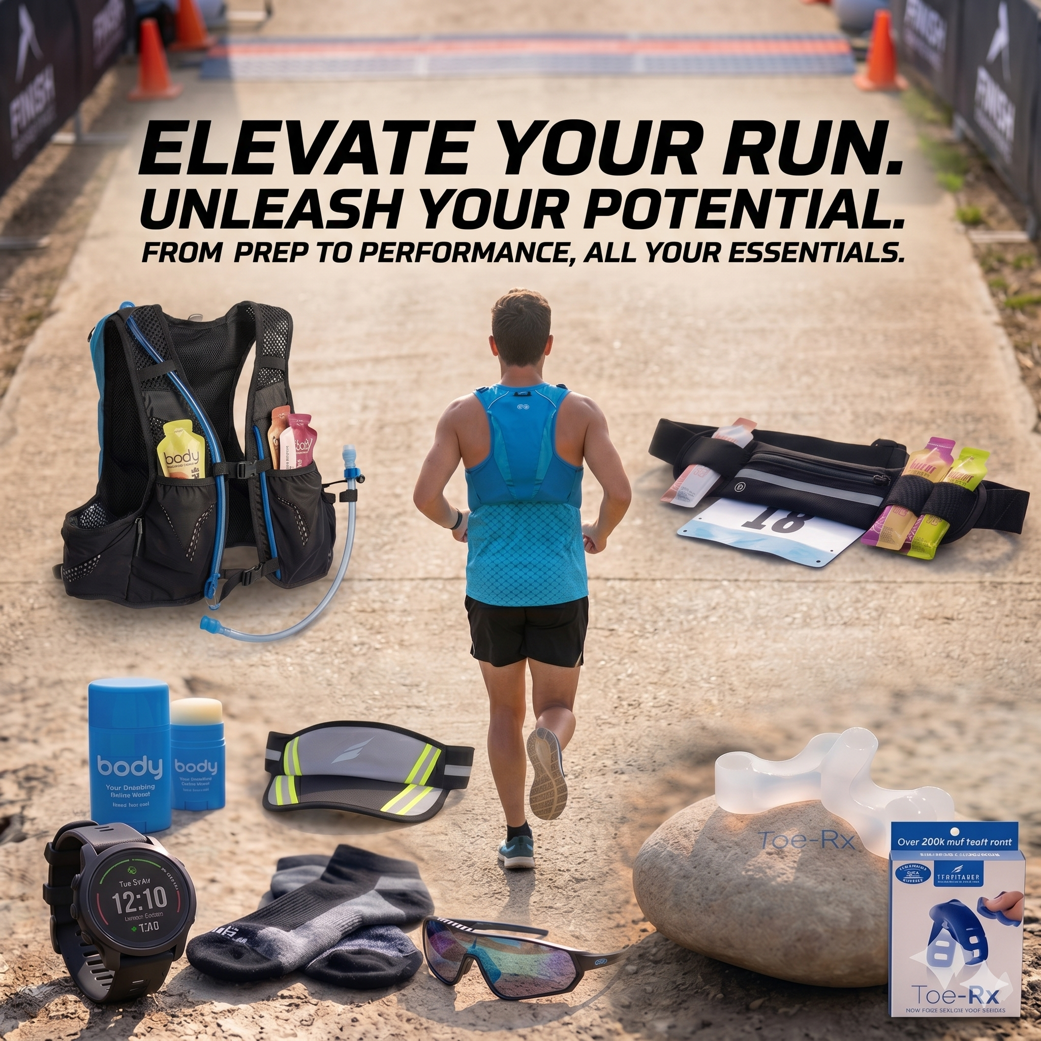 Article  See new posts Conversation Toe-Rx @ToeRxUSA Essential Gear for Your First Marathon (Beyond Just Shoes)