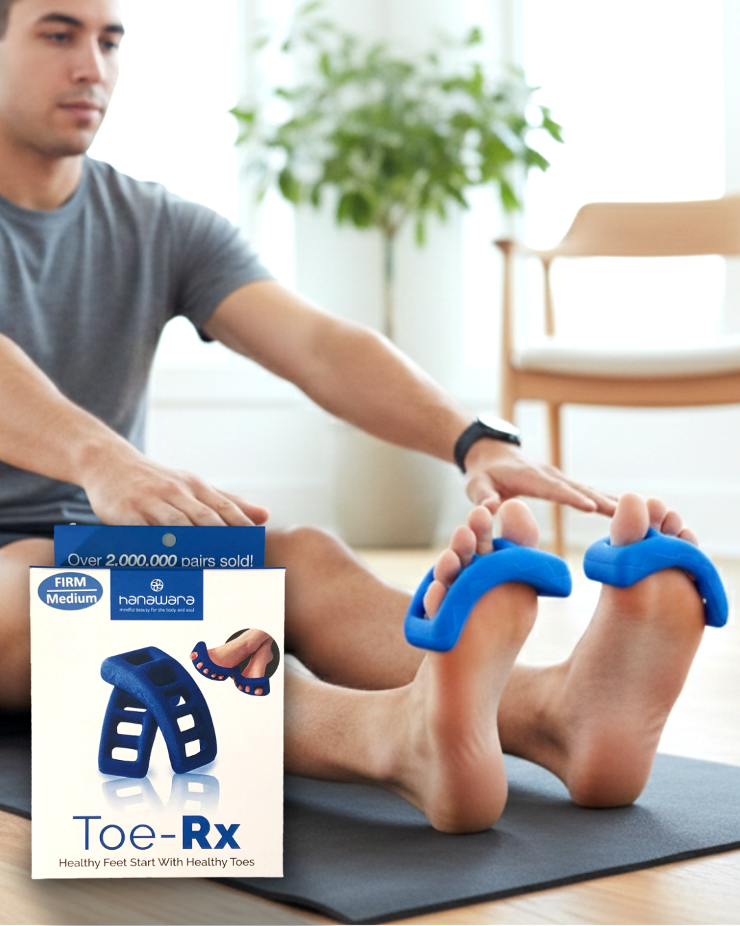 toe stretching with toe-rx